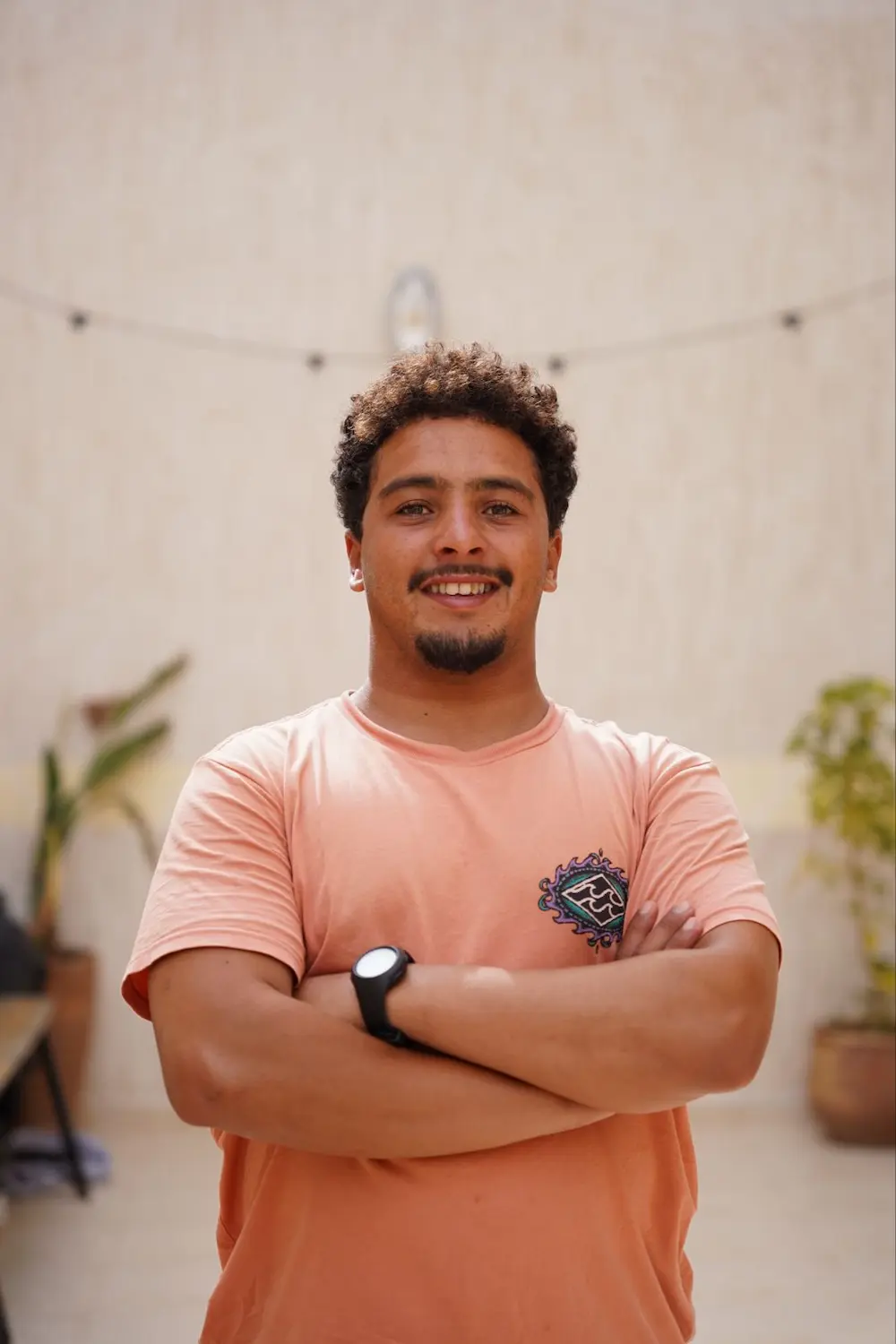 Othmane, surf coach at Aman in Imsouane